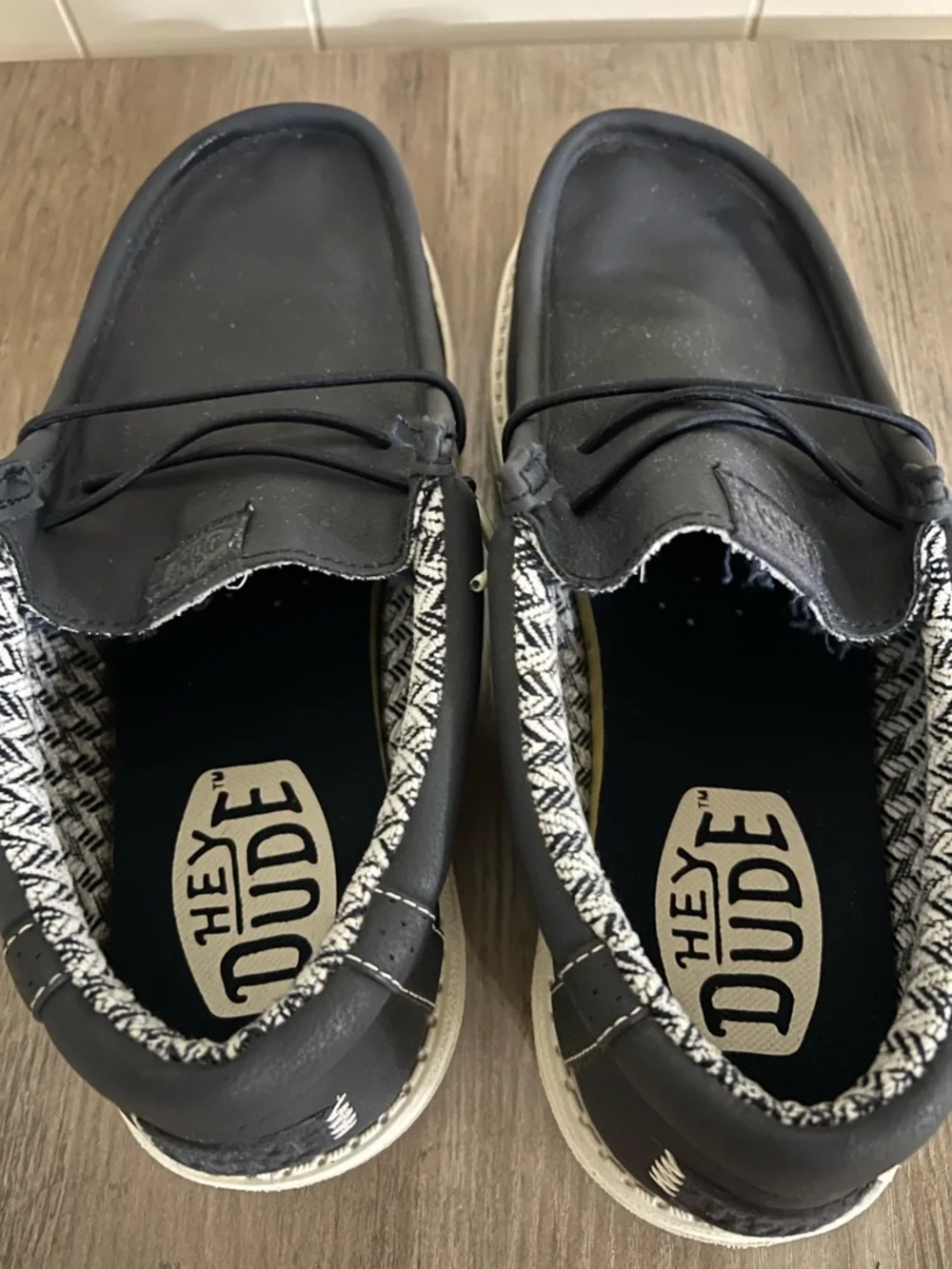 Hey Dude Men’s Navy Blue Wally Classic Slip On Shoes Size M9